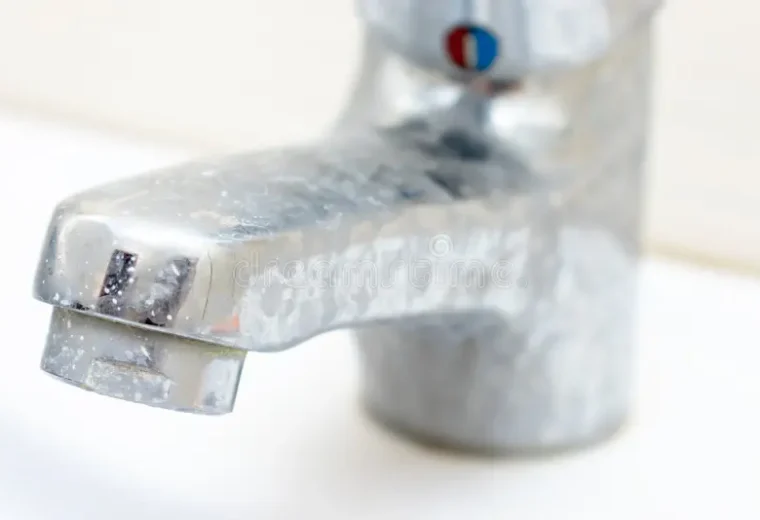 white scale buildup